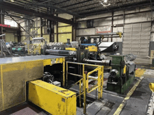72" x .187" Chicago #Maxisota Slitting Line with Two Injector Heads and Braner Turret Stacker Banding Line.