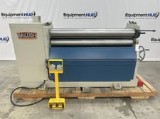 5.1' x 1/4" Baileigh #PR-503, hydraulic plate roll, 5 HP, digital read out for position of back roll, 2022