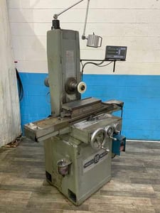 6" x 18" Parker Majestic #2Z, horizontal surface grinder, 7" x 5/8" x 1-1/4" standard wheel, Mitutoyo digital