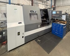 Samsung #SL-35A/1500, CNC Lathe, 23.6" swing, 15" chuck, 60.2" machining length, 16.5" turning diameter, 9.3"