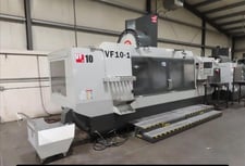 Haas #VF-10/50, CNC Vertical Machining Center, 120" X, 32" Y, 30" Z, 30 HP, 7,500 RPM, CAT 50, 30 automatic