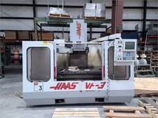 Haas #VF-3, CNC vertical machining center, 20 automatic tool changer, 40" X, 20" Y, 25" Z, 7500 RPM, #40, 15