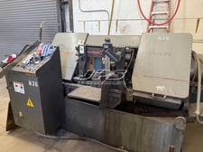 13" x 14" Spartan #PA13/3/EPC, Automatic Horizontal Band Saw, 5 HP, 1.25" width x 13.6" long blade, 0.042"