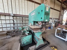 4" x 4" x 3/8" Piranha #M-22A, Ironworker, 65 ton, 7.5 HP, 3.5" stroke, hydraulic notcher, 230/460 Volt, 3PH