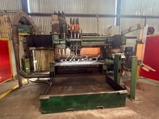 Peddinghaus #FDB-1500, CNC Plate Processor, 20' length x 59" wide plates, 2" thickness, 3-spindle drill