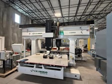 Onsrud #F98E12W6, CNC router, 48" x72" tbl., 12 ATC, HSK-F63, 5 HP, 5-Axis, Fanuc 31i-B5, 2023