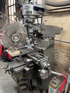 Bridgeport, Vertical Knee Mill, 42" table, power feed, 1.5 HP