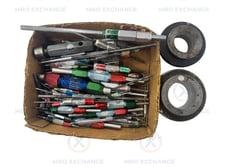 Go No-Go Plug Gauge and Ring Gauge, Mixed Sizes, Mixed Lot