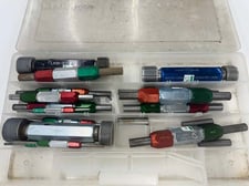 Thread Plug Gage Set, GO NOGO, Mixed Lot
