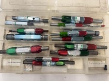 Thread Plug Gage Set, Multiple UNC Sizes, #8-32 to 1/2", Class X Tolerance, Mixed Lot