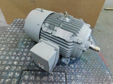 20 HP 1760 RPM Siemens, Frame 286UZ, TEFC, 1.15 service factor, 460 Volts