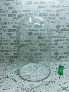 Lurex, Glass Vacuum Bell Jar, 18" outside dimension, 31-1/2" H