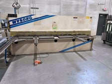 1/4" x 12' Wysong #H-2512, hydraulic shear, 13 SPM, Wysong PC100 control, 1987