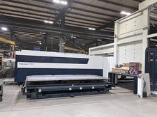 Trumpf #TruLaser-3040, CNC fiber laser, 4 kW, 80" x160" work area, 0.866" mild steel capacity, LiftMaster