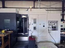 Neway #HM503T, CNC horizontal machining center, 29" X, 23.6" Y, 25.6" Z, 6000 RPM, CT50, 24 automatic tool