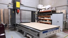 Multicam #8000-8-304-R, 5-Axis CNC router, 80" x121" table, 36" Z, 24000 RPM, 20 HP, 12 ATC, 2016