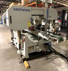 Kentwood #HBR-300-2, Horizontal Two-Head Band Resaw, 12" H x 12" width Capacity, (2) 30 HP, 28" Wheels, 196"