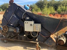 REM #CC-10, Can Flattener, 1,800-2,000 Lbs/Hr., 16" Wide Belt, 10 HP Crusher, 7.5 HP Blower, 240/480 V., 3 Ph.