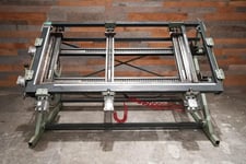 Doucet #SDM-M-30-72, Frame & Cabinet Door Clamp, 30" x 72" Max Door Size, 4" diameter Air Cylinders, 80 PSI