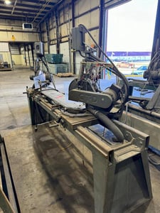 10" CTD #F205, Non-Ferrous Mitering Saw, Dual Head, 8' Overall, 2 HP, 208/230/460 V.