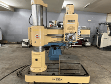 4' -6" Ikeda #RM1300, Radial Arm Drill, 30-1,440 RPM, 5 HP, #5 Morse Taper