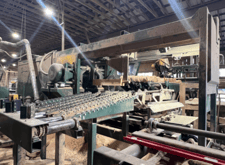 Pendu, Complete Pallet Cut-Stock Line, debark, mill, saw, stack