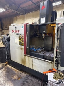 Feeler #HV-1000, vertical machining center, 39.4" X, 20.5" Y, 19.9" Z, 15000 RPM, 25 HP, BT-40, 30 automatic