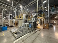 NRM #PM-III, Plastic Extrusion Line, 4" Single Screw, 32:1 L/D, 200 HP, 460 V., 1974, 1974