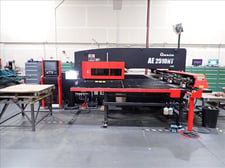 22 Ton, Amada #AE2510NT, CNC Turret Punch Press, 45-station turret, 3-Arms, AITS ID tooling system, 2018