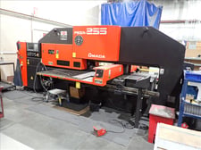 20 Ton, Amada #PEGA-255, CNC Turret Punch Press, 31-station turret, 2-Arms, 18 HP, GE Fanuc Series 18-P
