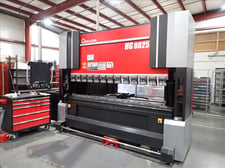 80 Ton, Amada #H68025, CNC Press Brake, 102" bending length, 1.7' throat, 9.8" stroke, back gauge, (13)