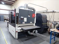 Timesavers #5/9/2211, Wide Belt Deburring & Finishing Machine, 51" wide belt capacity, 25 HP blower, (4)