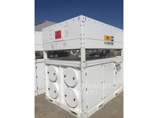 30 Ton, Ohio Cat Manufacturing #AC30T, air cooled chiller, 480 V., 10000 cfm, 2016