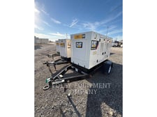 27 KW Caterpillar #XQ35KVA, portable diesel generator, 480 Volts, 3 phase, Tier 4F, trailer mtd, 2021