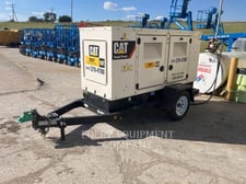 48 KW Caterpillar #XQ60KVA, portable diesel generator, 480 Volts, 3 phase, Tier 4F, trailer mtd, 2018