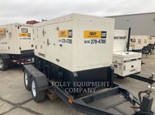 80 KVA Wanco #WSP80KVA, portable diesel generator, 3 phase, Perkins 1104 engine, trailer mtd, 2018