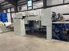 49" Maxson #MSL, Rotary Fixed Bed Single Knife Sheeter, 1000 FPM, 18" to 65" sheet length, 1988