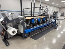 17.5" Gallus #Labelmaster 440, flexo press, 4 color, UV & hot air drying, 656 FPM, 2022