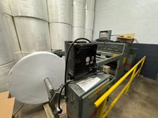 30" Elsner #MPR 30, cantilevered slitter rewinder, 40" unwind diameter, score slitting, 3 knives
