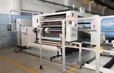 SRC Systems #812-LS, Cantilevered Duplex Slitter Rewinder, 60"-80" width, 40" rewind diameter