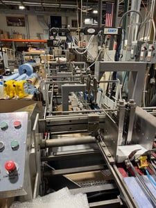 Bobst #Domino 90, Folder Gluer, 4 & 6 corner, 35.4" max. blank width, 300 m/min., 2001