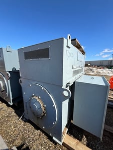 2500 HP 1787 RPM Hyundai #HRP7563-48E, Squirrel Cage Induction Motor, Frame 560, 4,000 Volts, 3-Ph., 60 Hz