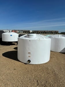 1,500 USG POLYWEST #VT1250, Polyethylene Storage Tank, 87" diameter x 66" H, 3-Year Warranty, 2026 (8
