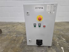 30 HP Granulator/Blower Starter Control Panel, 5 HP Blower, 460/3/60, Nema 4, New In 2020