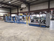 28" Wide Pilot Sheet Stack, 18" Dia Independently Driven Chrome Rolls, Hydraulic Roll Pressure, Siemens PLC