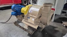 Schutte #40HZF, horizontal hammermill, 24" rotor diameter, 3-1/4" shaft diameter, 3/4" housing, 100 HP