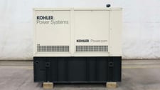 50 KW Kohler #50REOZJD, diesel generator set, 120/240V., 1-phase, 378 hours, 80 HP @ 1800 RPM, John Deere