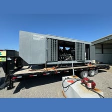 500 KW Perkins #E15TAG3, diesel generator set, sound attenuated enclosure w/air scoops, stationary, 3,690