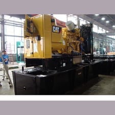 500 KW Caterpillar #C15, diesel generator set, C-15 engine 762 HP @ 1800 RPM, EPA Tier 2, 2012