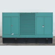 600 KW Cummins #DFGB, diesel generator set, weather-proof enclosure, 1,000 gal sub-base tank, VTA28-G5, 695